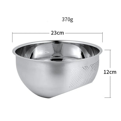 304 Stainless Steel Household Fruit and Vegetable Drain Basin
