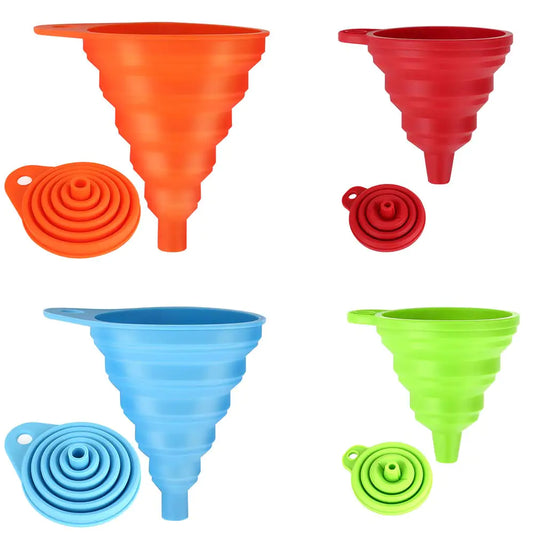 Silicone Collapsible Kitchen Funnel