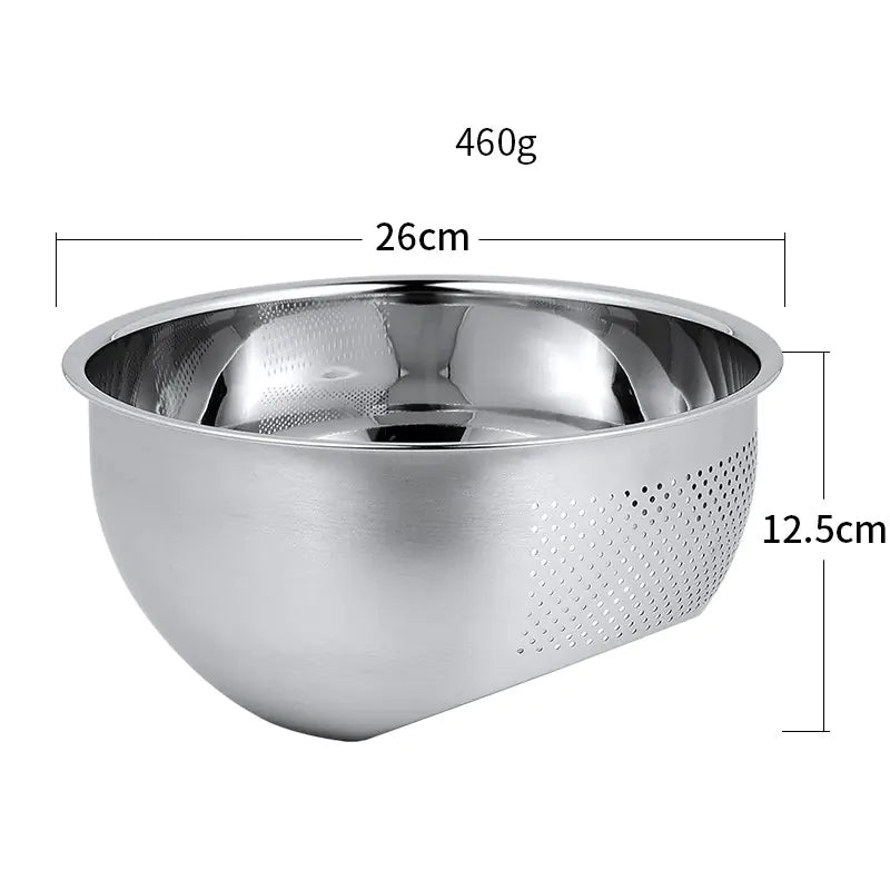 304 Stainless Steel Household Fruit and Vegetable Drain Basin